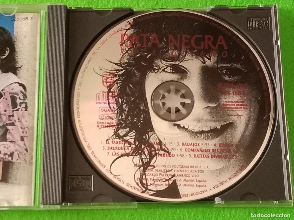 CDs de m&uacute;sica: Pata Negra - Rock Gitano -Edit. Philips. Polygram Ib&eacute;rica. S.A. 1994 - Foto 3