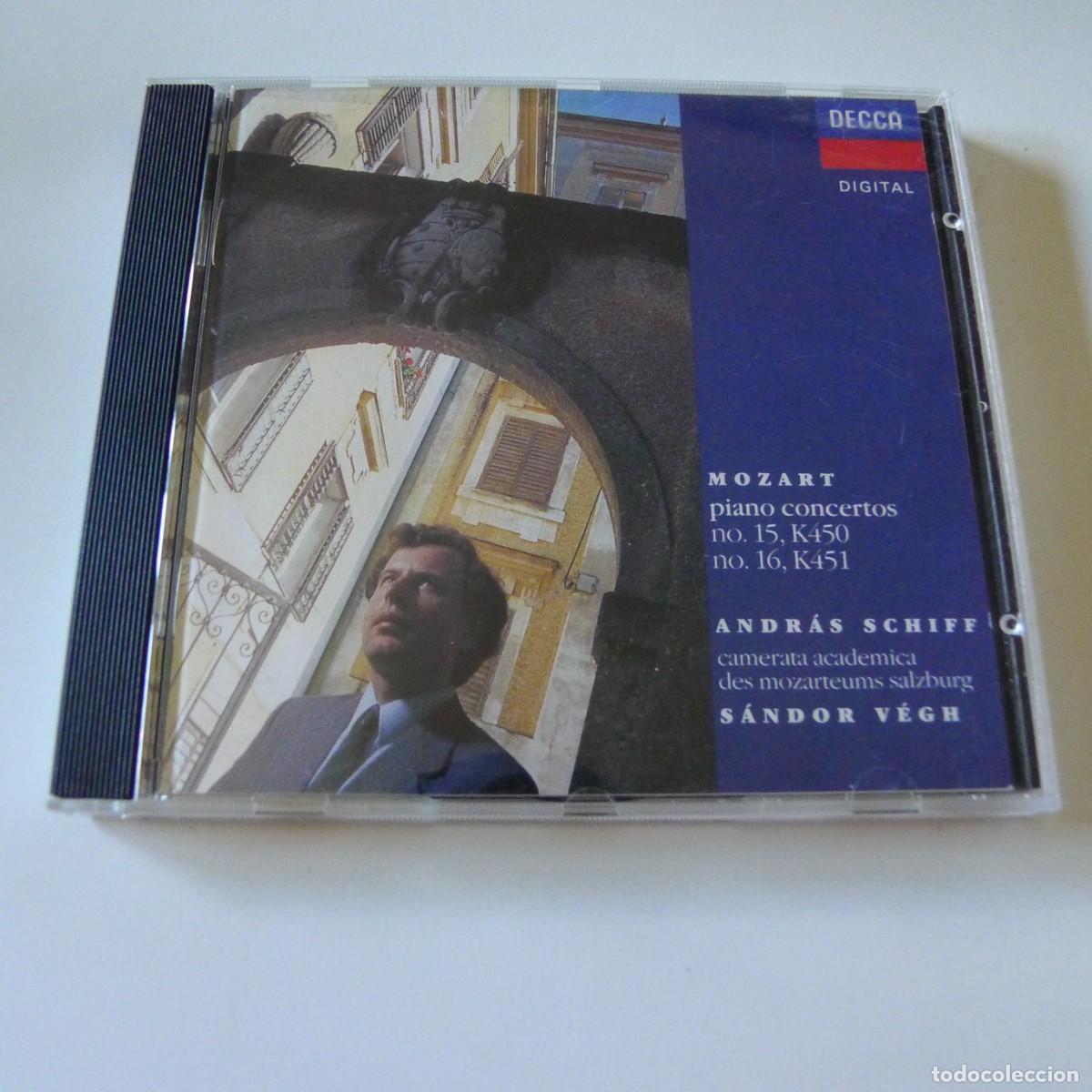 CDs de M&uacute;sica: Andr&aacute;s Schiff, Camerata Academica Salzburg, S&aacute;ndor V&eacute;gh &ndash; Mozart Piano Concertos No. 15 K. CD