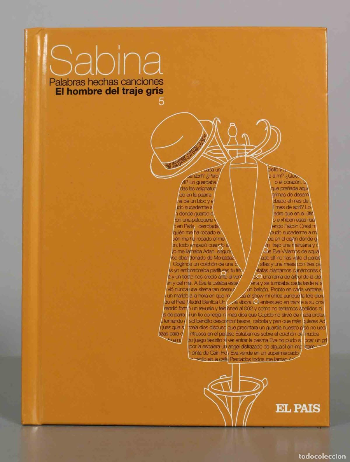 CDs de M&uacute;sica: CD. Palabras hechas canciones - El hombre del traje gris - Joaqu&iacute;n Sabina - El Pa&iacute;s