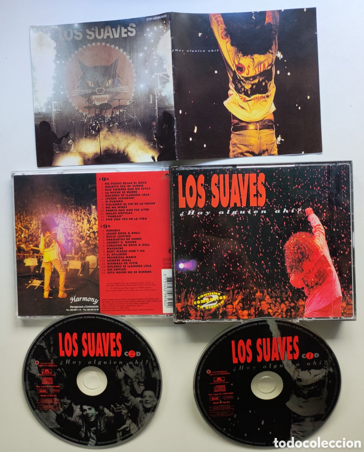 CDs de M&uacute;sica: DOBLE CD - LOS SUAVES EN DIRECTO / HAY ALGUIEN POR AH&Iacute;? - 1995 UNIVERSAL MUSIC SPAIN