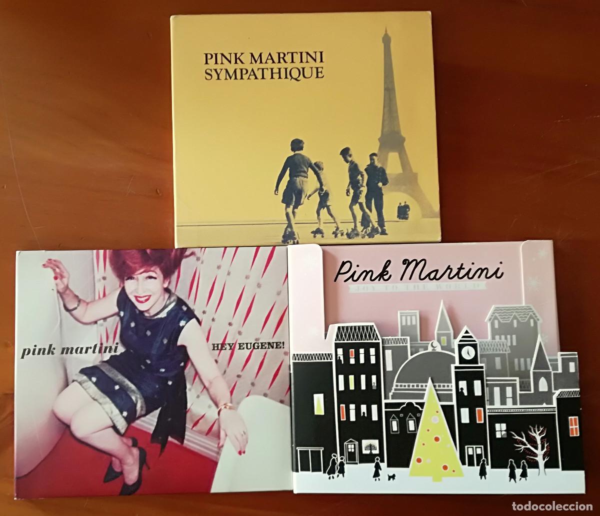 CDs de M&uacute;sica: PINK MARTINI - JOY TO THE WORLD + HEY EUGENE + SYMPATHIQUE - DIGIPACKS
