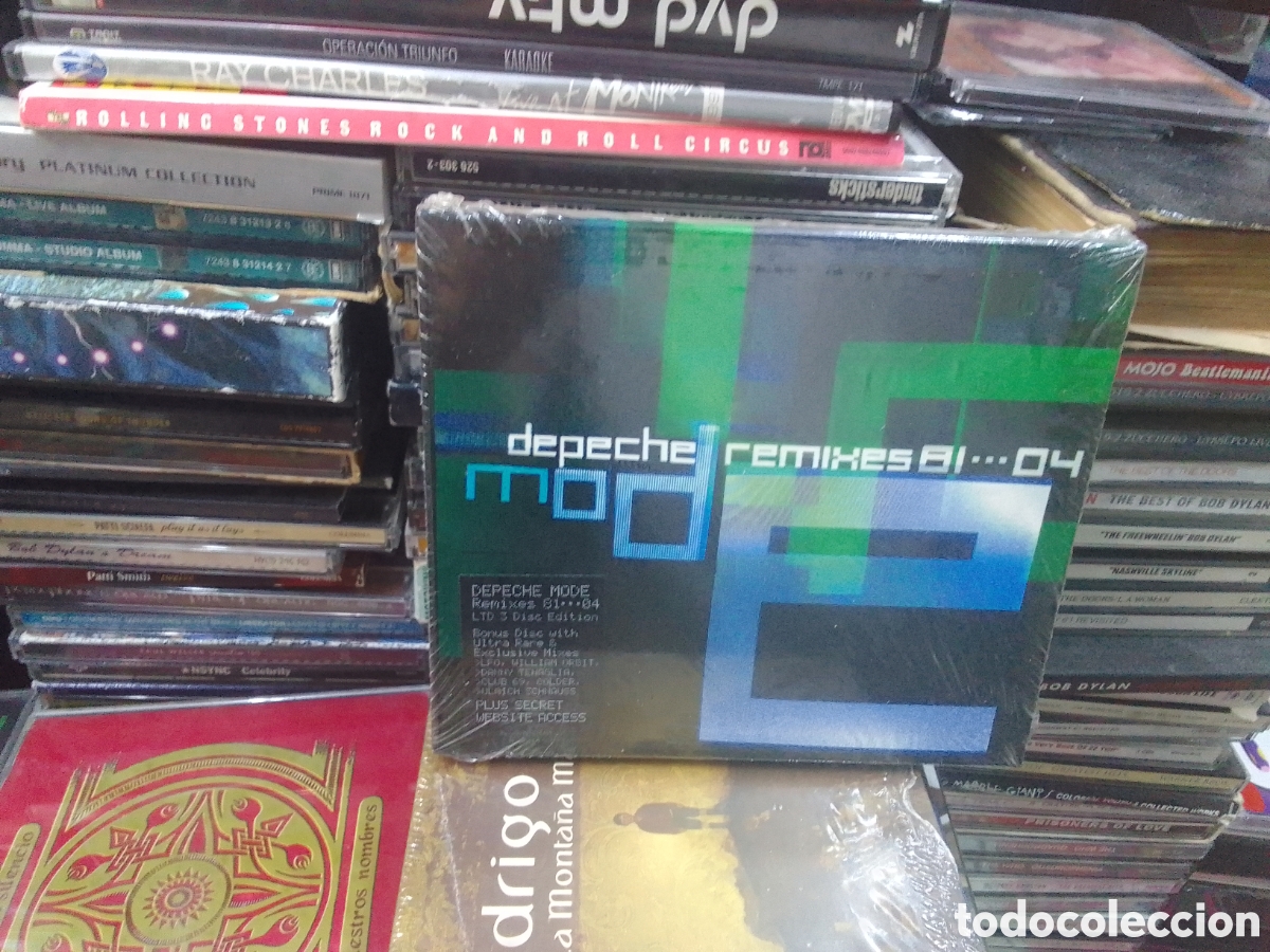 CDs de M&uacute;sica: Depeche mode, remixes 81....04,precintados 3 cds