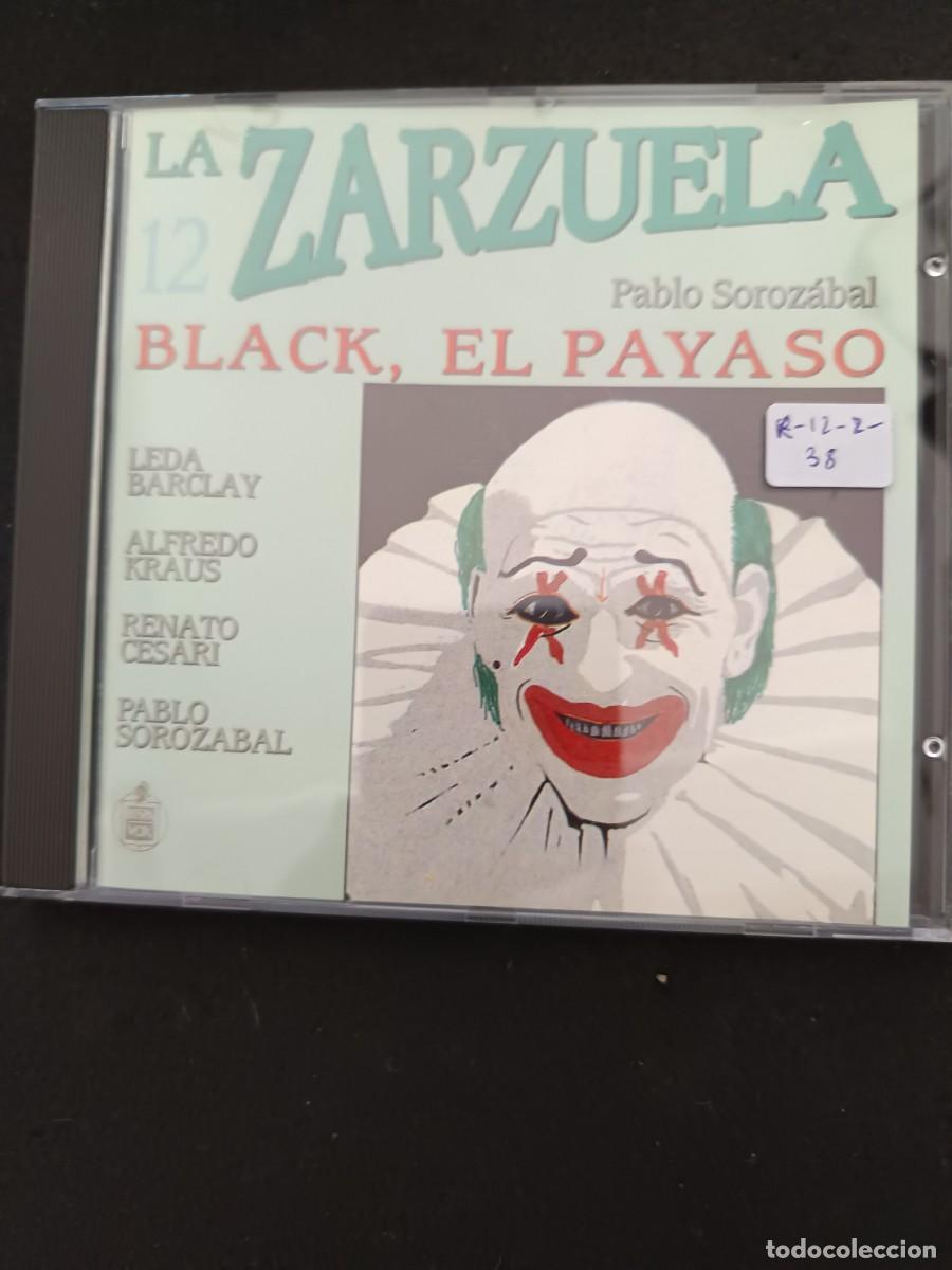 CDs de M&uacute;sica: BLACK, EL PAYASO. M&Uacute;SICA Y DIRECCI&Oacute;N DE PABLO SOROZABAL. ALFREDO KRAUS, LEDA BARCLAY, RENATO CESARI