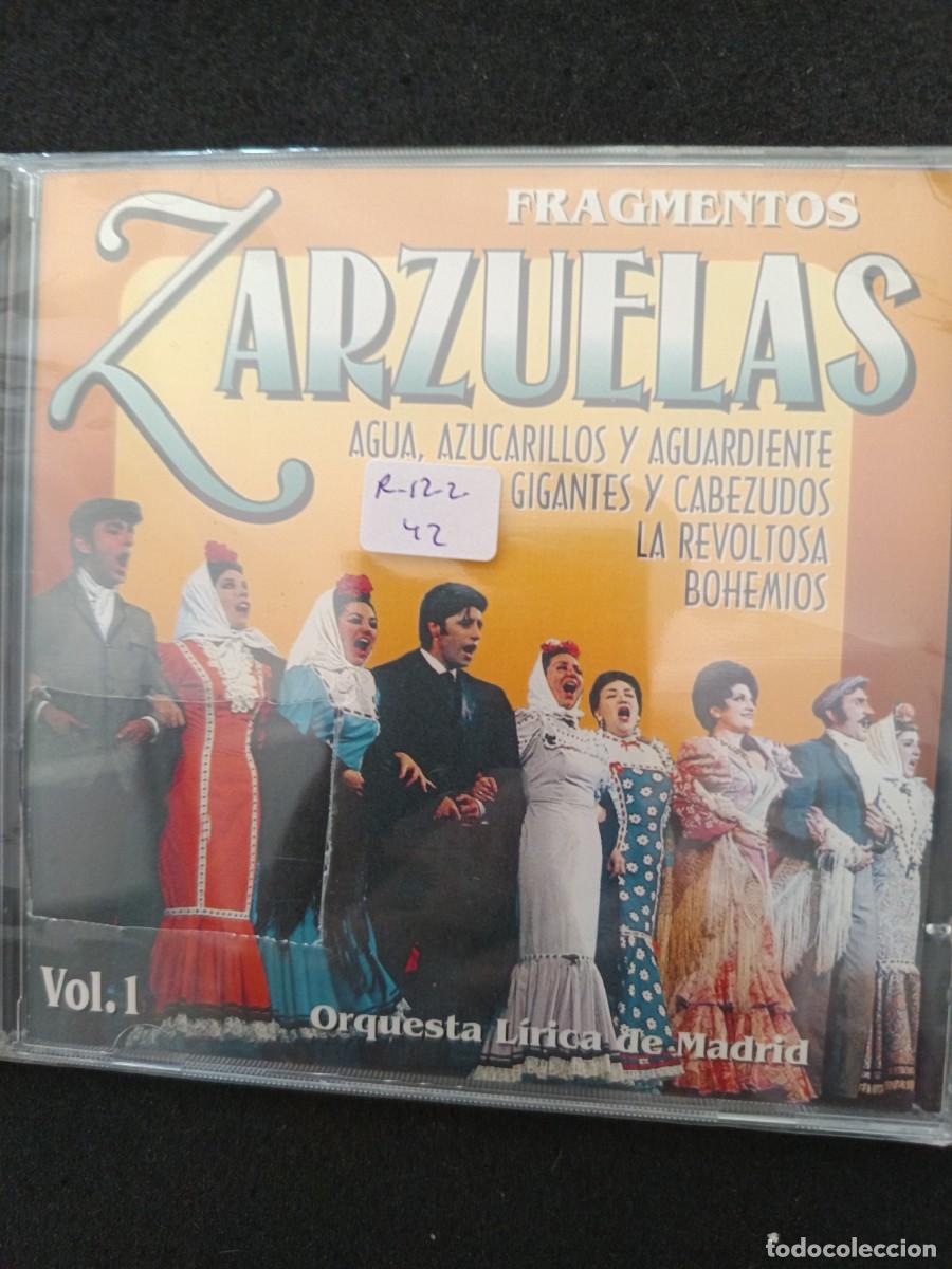 CDs de M&uacute;sica: ZARZUELAS. FRAGMENTOS. VOL. 1. ORQUESTA L&Iacute;RICA DE MADRID