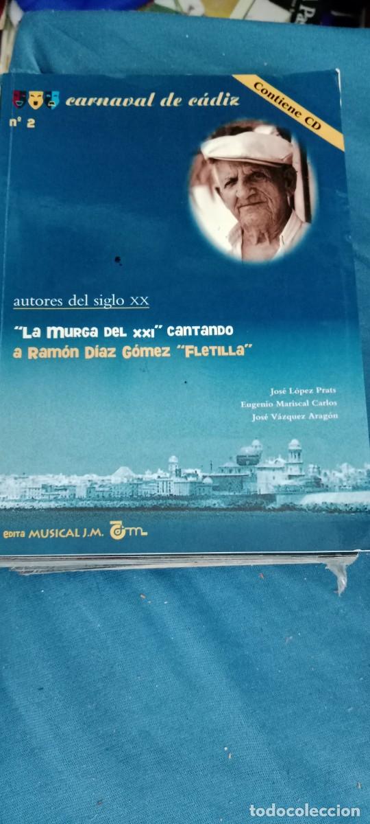 CDs de M&uacute;sica: LOTE DE 7 LIBROS CON CD NUEVOS Y 2 SIN CD CARNAVAL DE CADIZ AUTORES DEL SIGLO XX LIBRO GG-IM