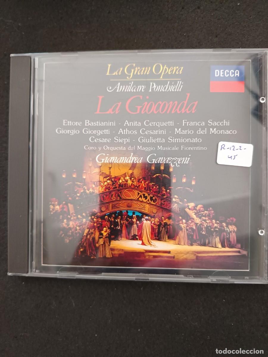 CDs de M&uacute;sica: AMILCARE PONCHIELLI: LA GIOCONDA. (SELECCI&Oacute;N). DIR.: GIANANDREA GAVAZZENI