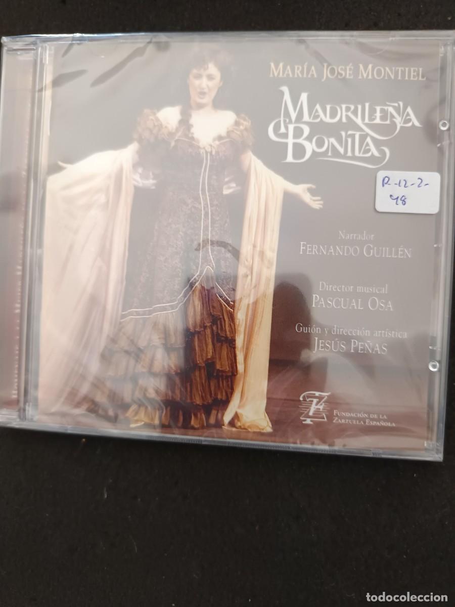 CDs de M&uacute;sica: MADRILE&Ntilde;A BONITA. MAR&Iacute;A JOS&Eacute; MONTIEL. NARRADOR: FRNANDO GUILL&Eacute;N. DIRECTOR MUSICAL: PASCUAL OSA