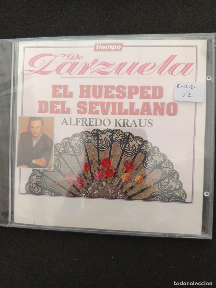 CDs de M&uacute;sica: TIEMPO DE ZARZUELA. EL HUESPED DEL SEVILLANO. ALFREDO KRAUS. DIR.: ENRIQUE GARC&Iacute;A ASENSIO