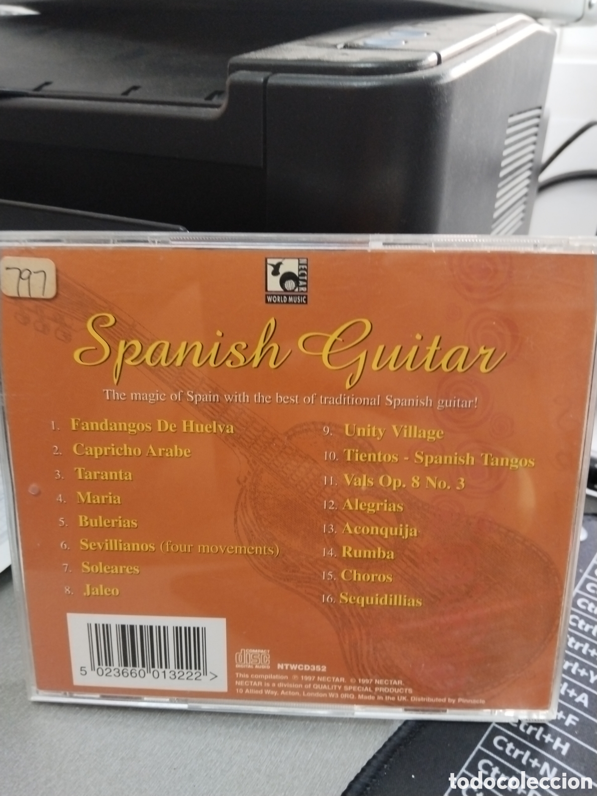 CDs de m&uacute;sica: Spanish guitar CD con diecis&eacute;is temas - Foto 2