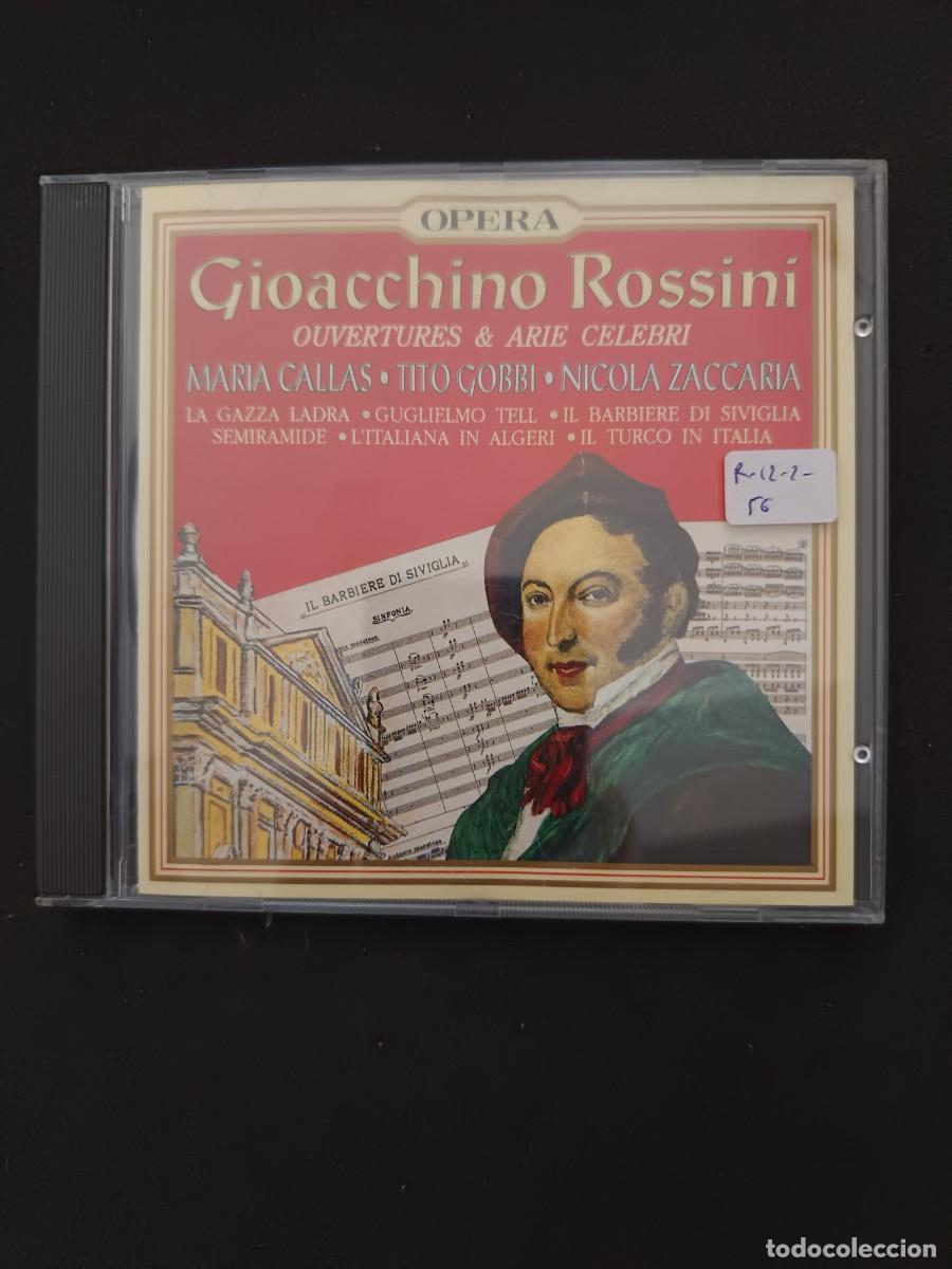 CDs de M&uacute;sica: ROSSINI: OUVERTURES & ARIE CELEBRI. MAR&Iacute;A CALLAS, TITO GOBBI, NICOLA ZACCARIA