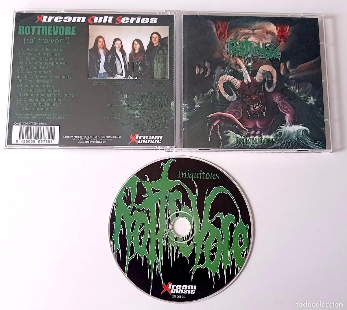 CDs de m&uacute;sica: CD ROTTREVORE - INIQUITOUS - Foto 2