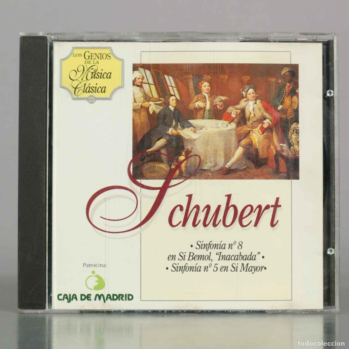Music CDs: CD. Schubert - Sinfon&iacute;a n&ordm; 8 Inacabada, Sinfon&iacute;a n&ordm; 5 - Los Genios de la M&uacute;sica Cl&aacute;sica