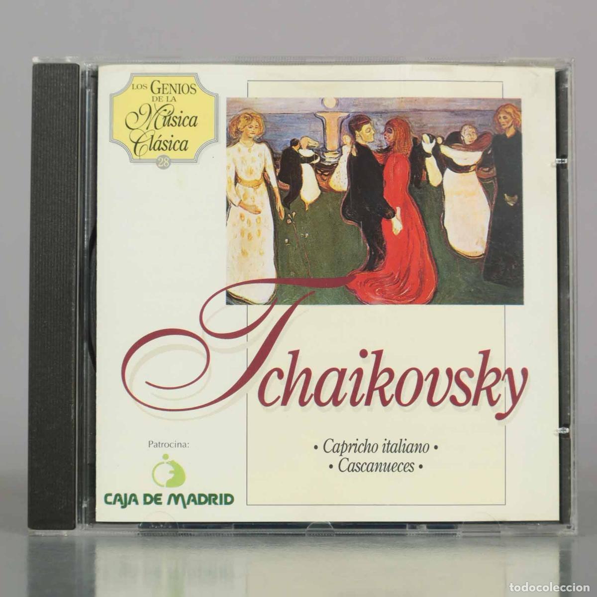 Music CDs: CD. Tchaikovsky - Capricho italiano, Cascanueces - Los Genios de la M&uacute;sica Cl&aacute;sica - Caja de Madrid