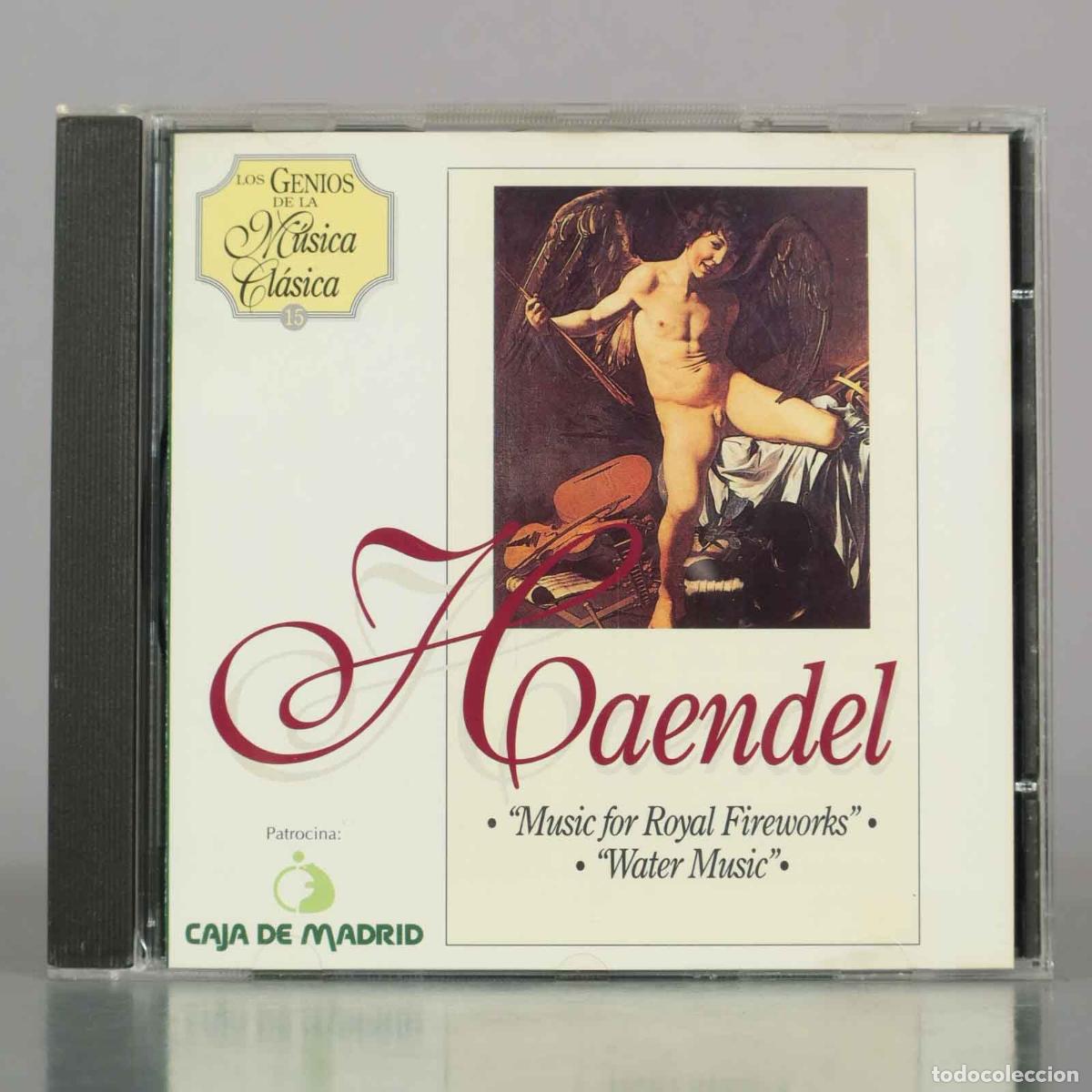 CDs de M&uacute;sica: CD. Los Genios de la M&uacute;sica Cl&aacute;sica 15: Haendel - Music for Royal Fireworks, Water Music - Caja de