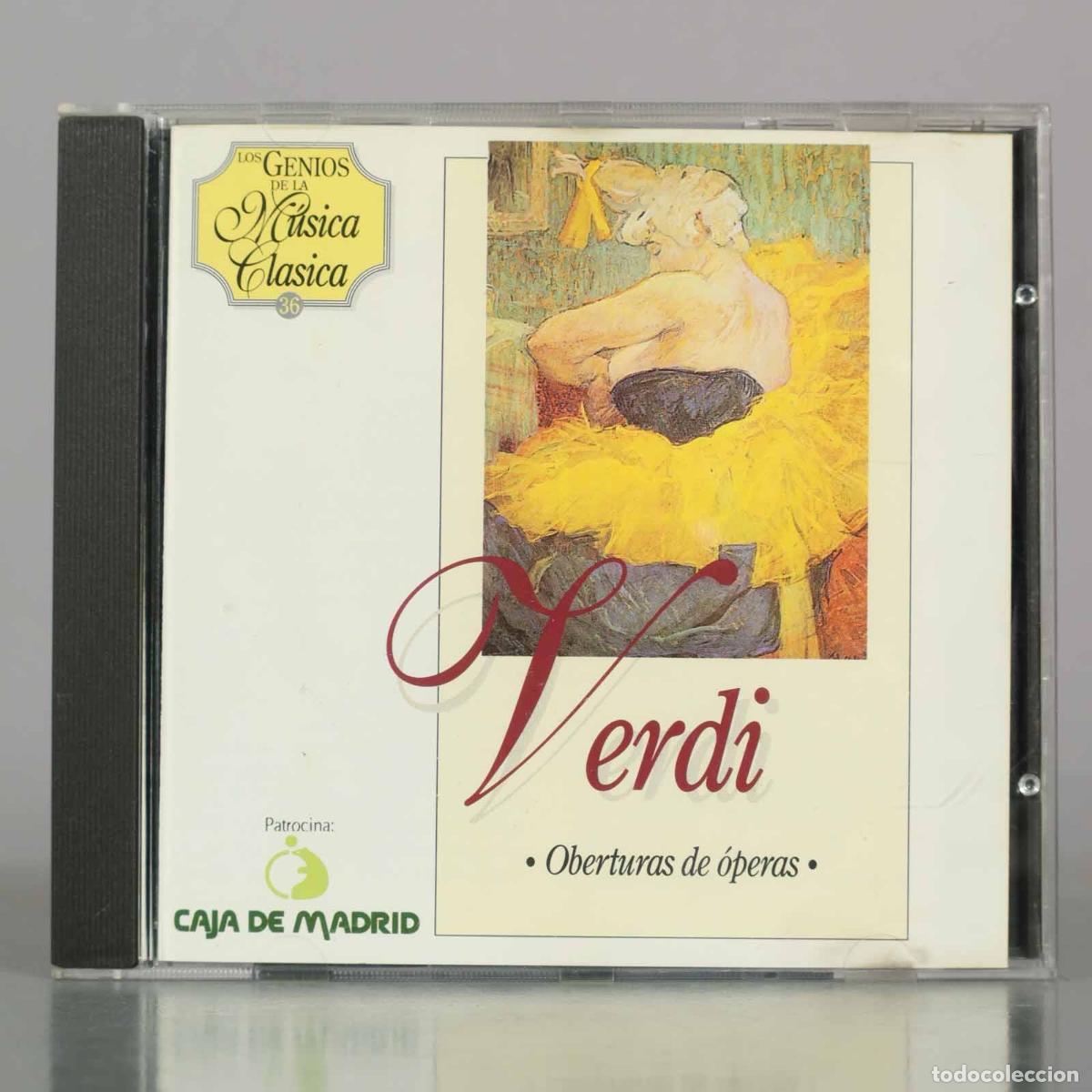 CDs de M&uacute;sica: CD. Verdi &bull; Oberturas de &oacute;peras &bull; Los Genios de la M&uacute;sica Cl&aacute;sica 36