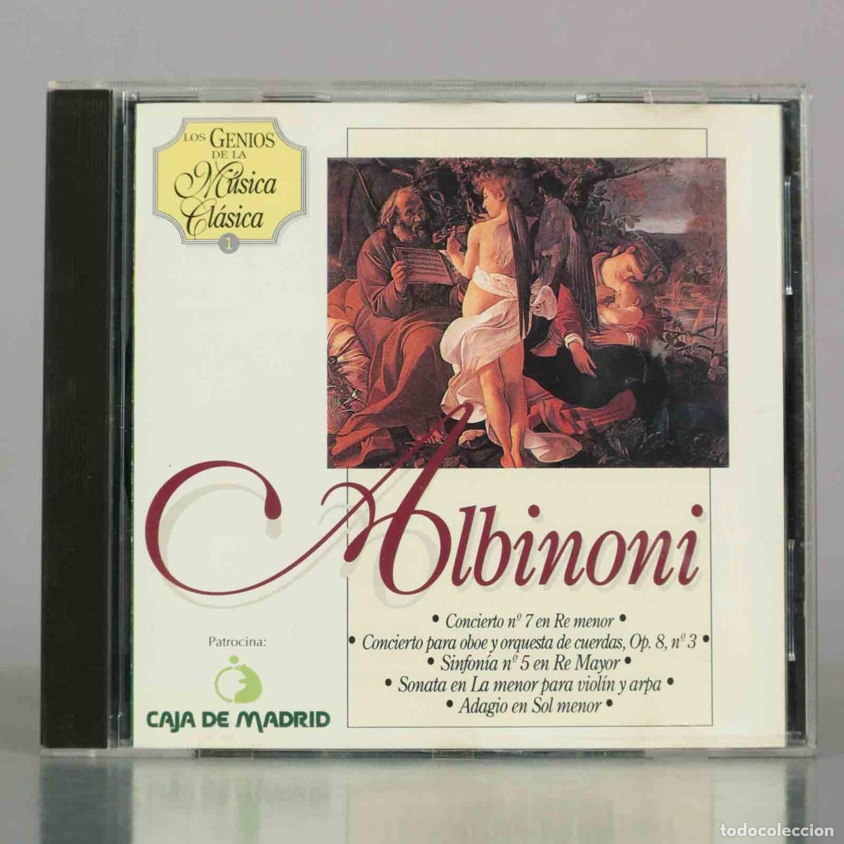 CDs de M&uacute;sica: CD. Albinoni - Los Genios de la M&uacute;sica Cl&aacute;sica