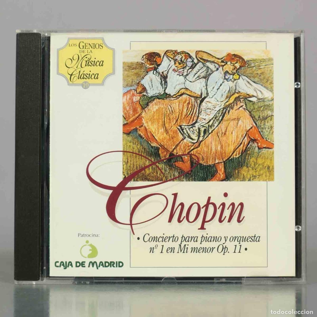CDs de M&uacute;sica: CD. Concierto para piano y orquesta n&ordm; 1 en mi menor Op. 11 &middot; Obras para piano - Fr&eacute;d&eacute;ric Chopin