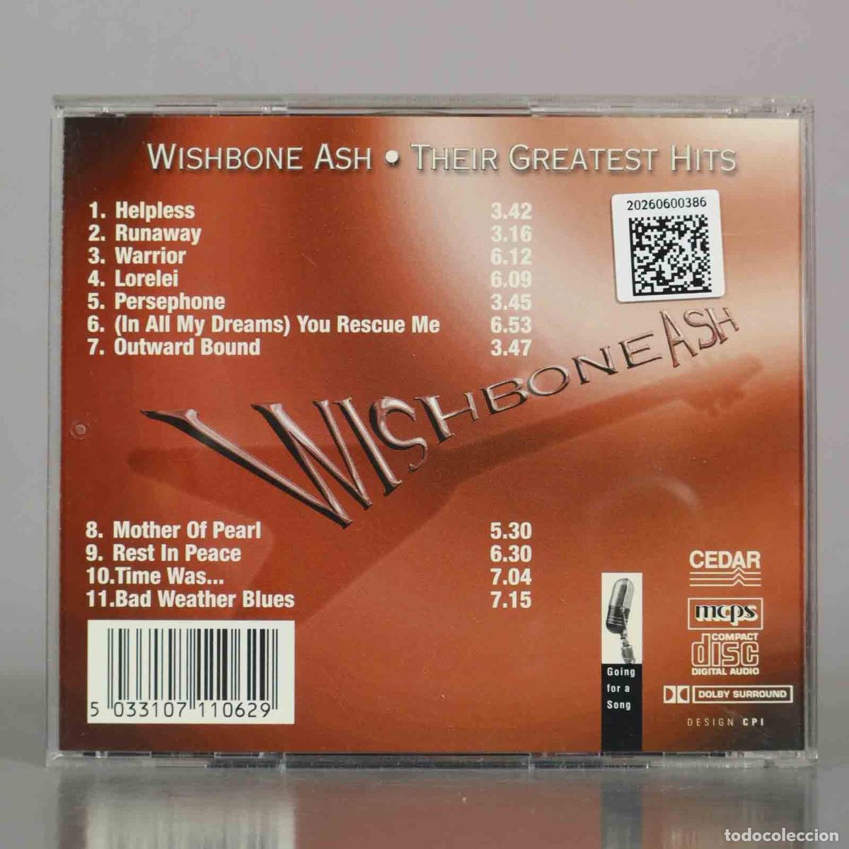 CDs de m&uacute;sica: CD. WISHBONE ASH THEIR GREATEST HITS - Foto 2