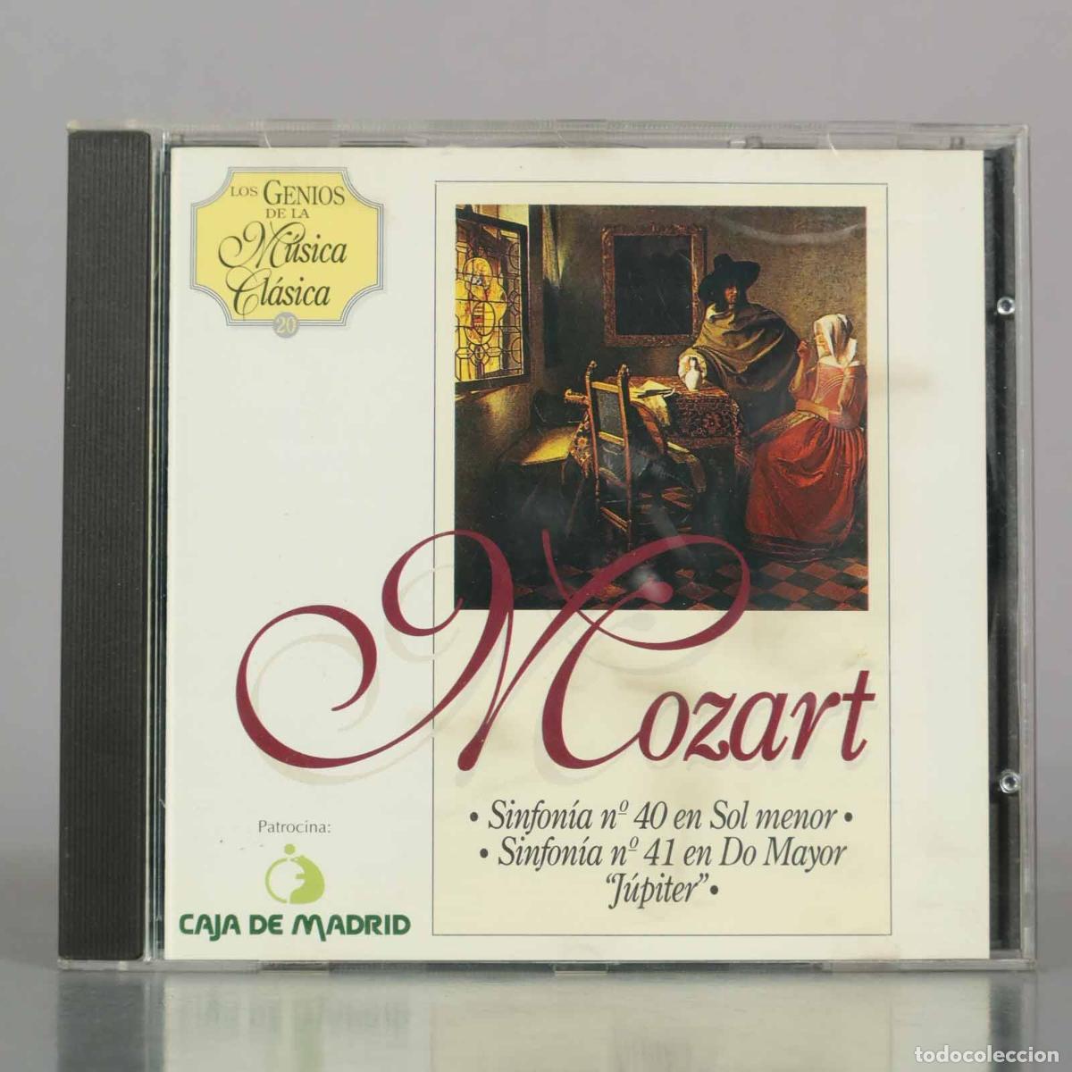 CDs de M&uacute;sica: CD. Sinfon&iacute;as n&ordm; 40 y n&ordm; 41 - Wolfgang Amadeus Mozart - Los Genios de la M&uacute;sica Cl&aacute;sica - Caja de M