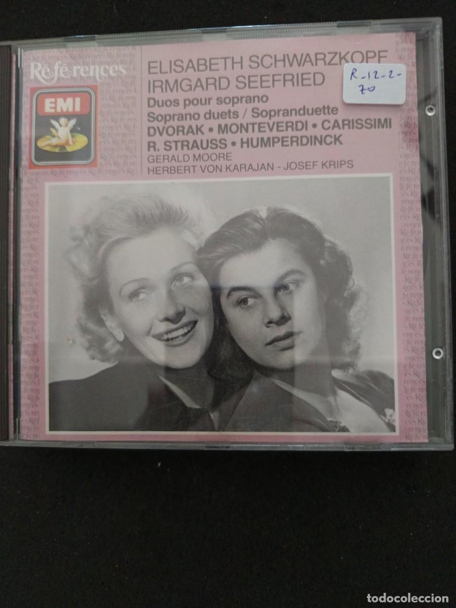 CDs de M&uacute;sica: ELISABETH SCHWARZKOPF. IRMGARD SEEFRIED. DUOS PARA SOPRANO