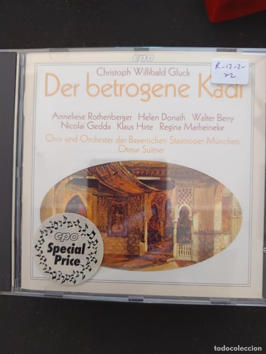 CDs de M&uacute;sica: GLUCK: DER BETROGENE KADI. DIR.: OTMAR SUITNER. INT&Eacute;RP.: ANNELISE ROTHENBERGER, HELEN DONATH, WALTE
