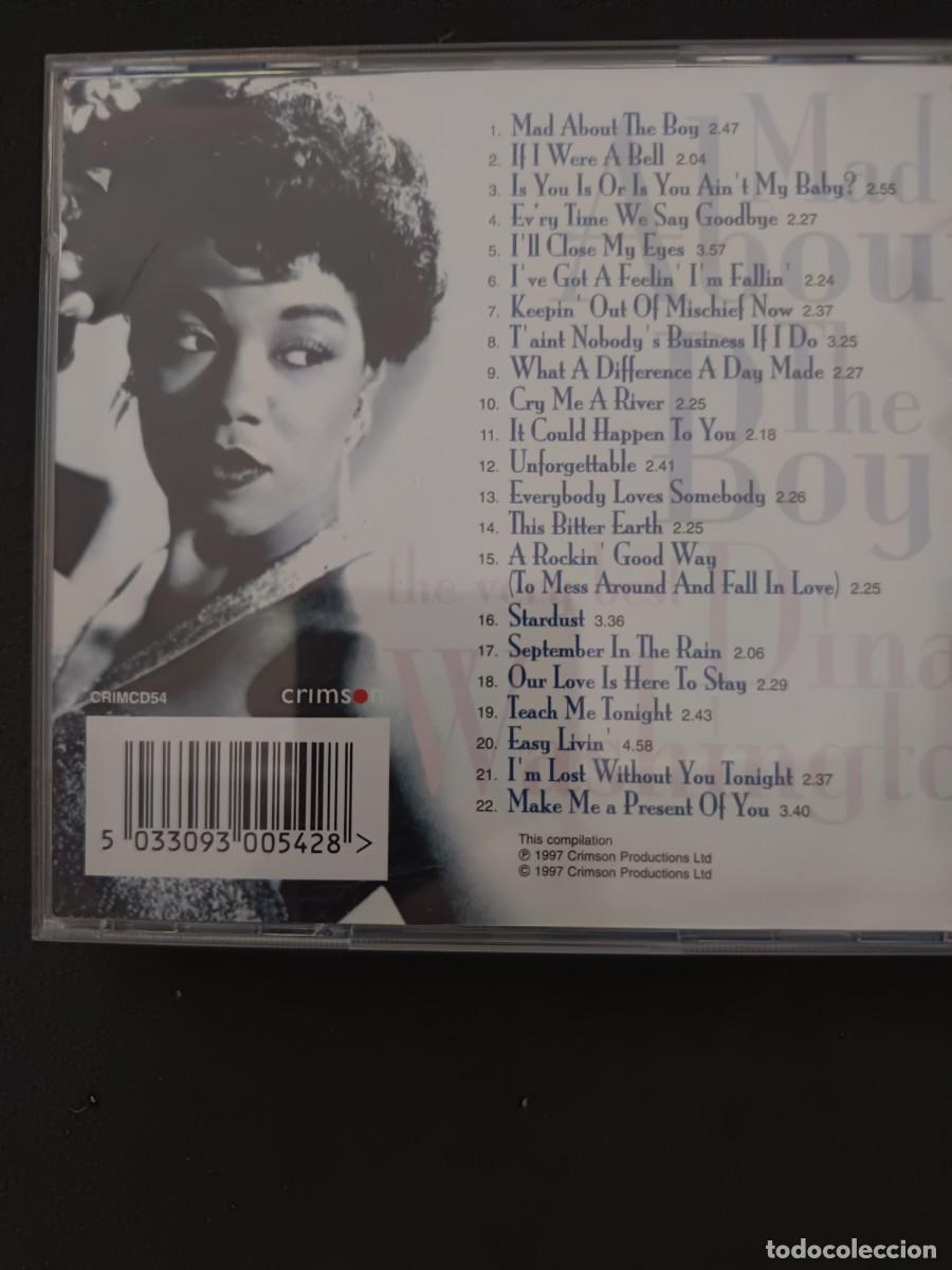CDs de M&uacute;sica: MAD ABOUT THE BOY. THE VERY BEST OF DINAH WASHINGTON