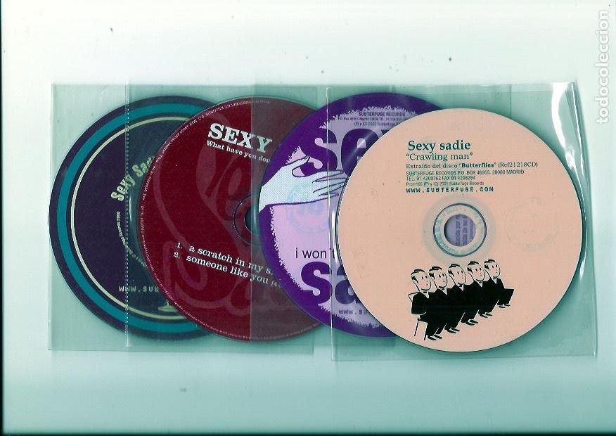 CDs de M&uacute;sica: SEXY SADIE . A scratch in my skin. I don't know . Crawling man. I won't hurt you (4 cd single)