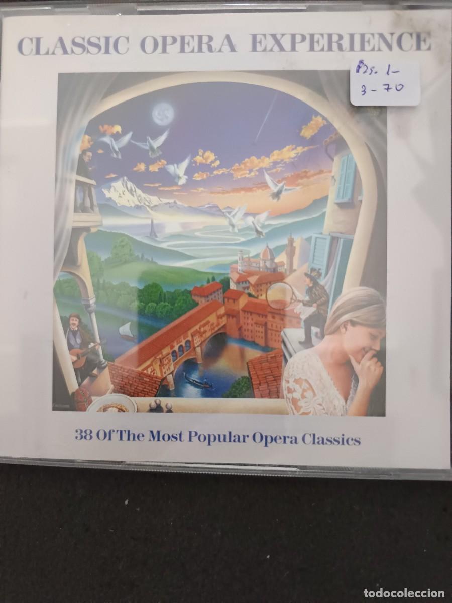 CDs de M&uacute;sica: 2 CD. CLASIC OPERA EXPERIENCE. 38 OF THE MOST POPULAR OPERA CLASSICS. 2 CD