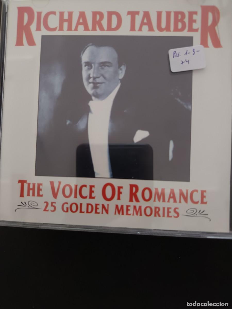CDs de M&uacute;sica: RICHARD TAUBER. THE VOICE OF ROMANCE. 25 GOLDEN MEMORIES