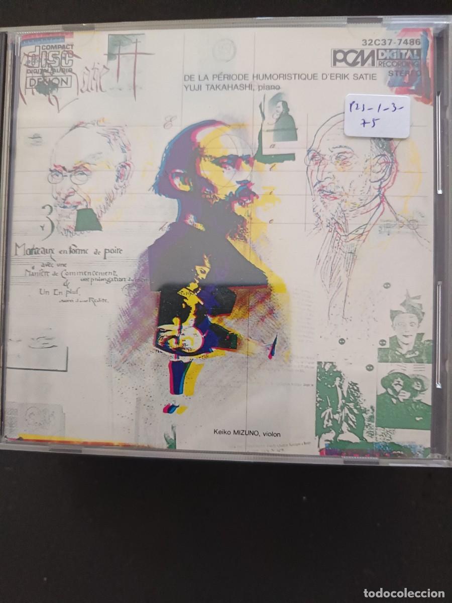 CDs de M&uacute;sica: DE LA P&Eacute;RIODE HUMORISTIQUE D'ERIK SATIE. PIANO: YUJI TAKAHASHI