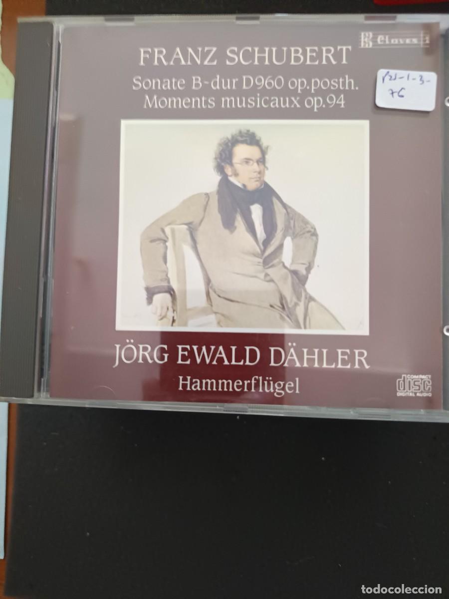 CDs de M&uacute;sica: FRANZ SCHUBERT. SONATE B-DUR D960 OP. POSTH. / MOMENTS MUSICAUX OP. 94.