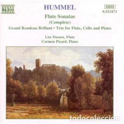 CDs de M&uacute;sica: Hummel: Flute Sonatas (Complete)- 0730099447324