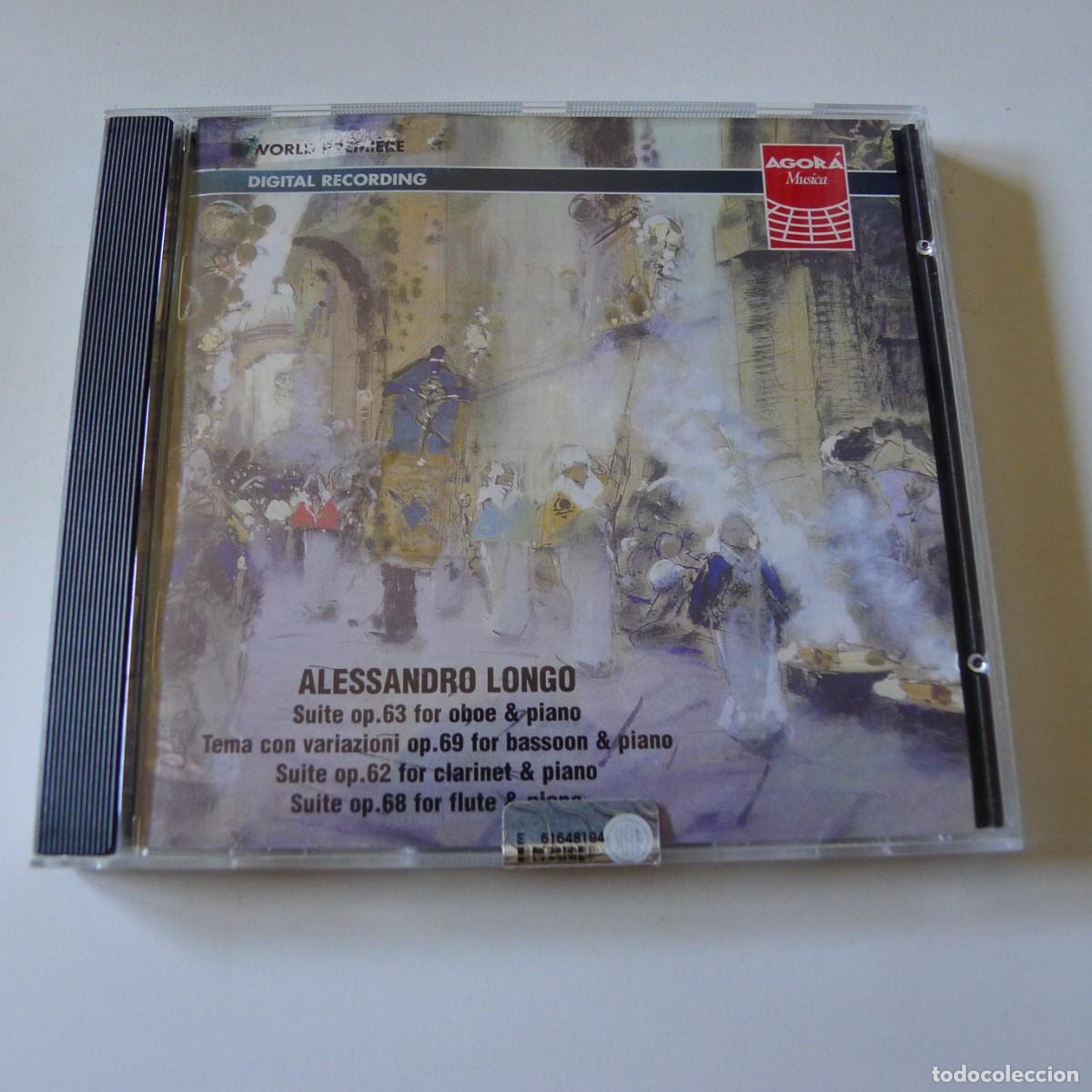 CDs de M&uacute;sica: Alessandro Longo Suite Op. 63 For Oboe & Piano &bull; Tema Con Variazioni Op. 69 For Bassoon CD