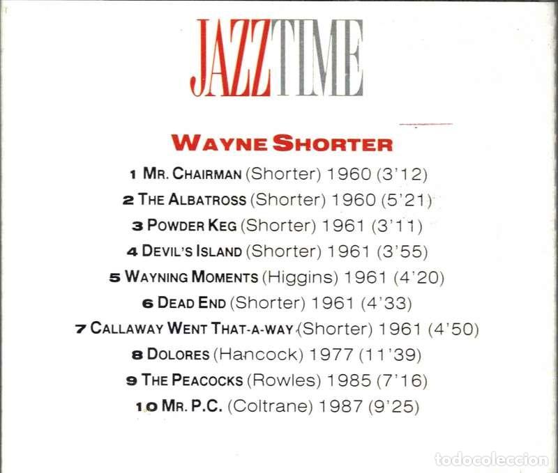 CDs de m&uacute;sica: Wayne Shorter - Jazz Time. CD - Foto 2