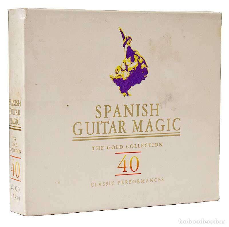 CDs de M&uacute;sica: Andr&eacute;s Segovia, Carlos Montoya, Paco de Luc&iacute;a - Spanish Guitar Magic. 2 x CD