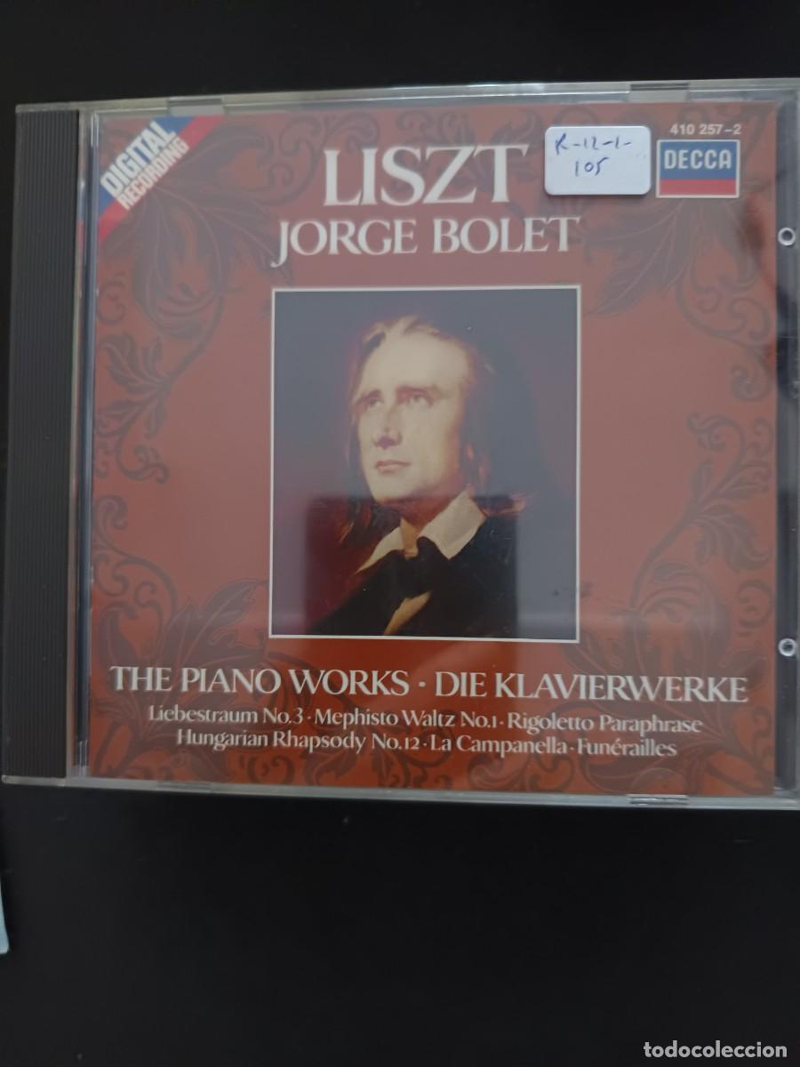 CDs de M&uacute;sica: LISZT. JORGE BOLET (PIANO). THE PIANO WORKS. DIE KLAVIERWERKE