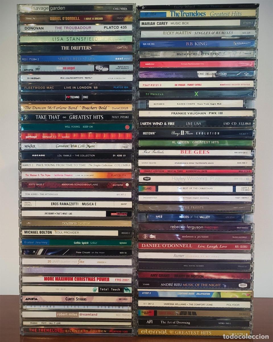 CDs de M&uacute;sica: Lote de 70 CDs pop rock internacional