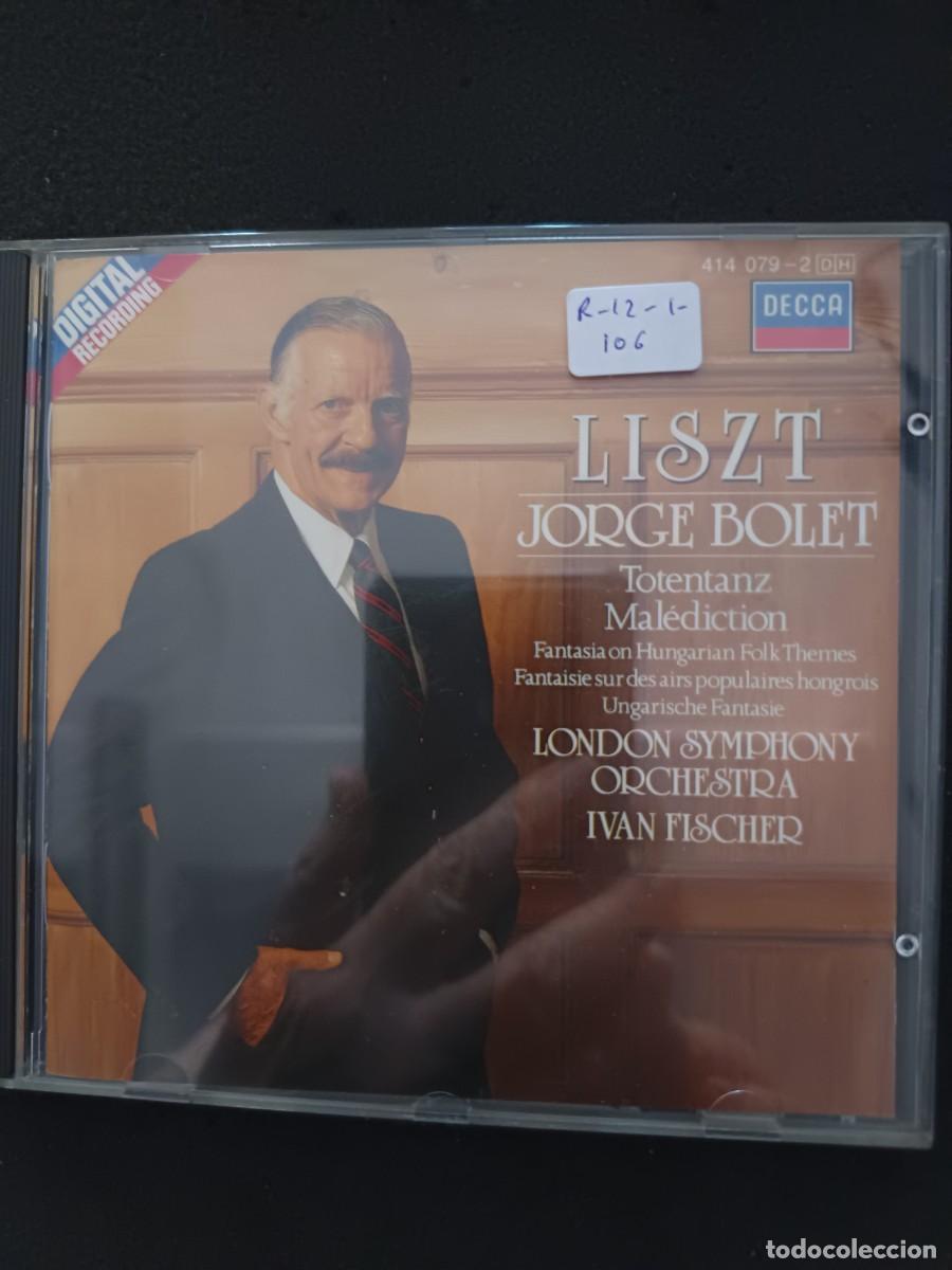 CDs de M&uacute;sica: LISZT. DIR.: IVAN FISCHER. JORGE BOLET (PIANO). TOTENTANZ, MAL&Eacute;DICTION Y FANTAS&Iacute;AS