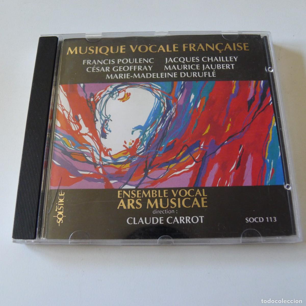 CDs de M&uacute;sica: Ensemble Vocal Ars Musicae &ndash; Musique Vocale Fran&ccedil;aise CD