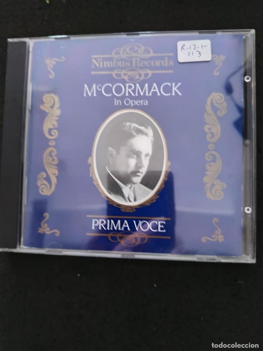 CD de M&uacute;sica: McCORMACK IN OPERA. (NIMBUS RECORDS. PRIMA VOCE)