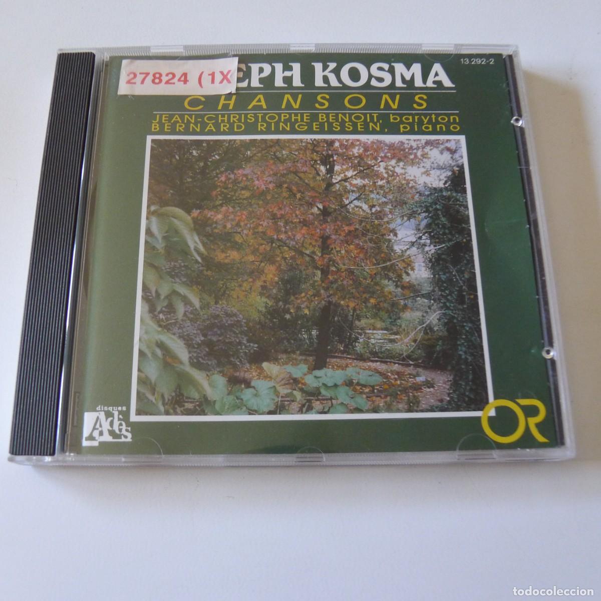 CDs de M&uacute;sica: Joseph Kosma / Jean-Christophe Benoit - Bernard Ringeissen &ndash; Chansons CD