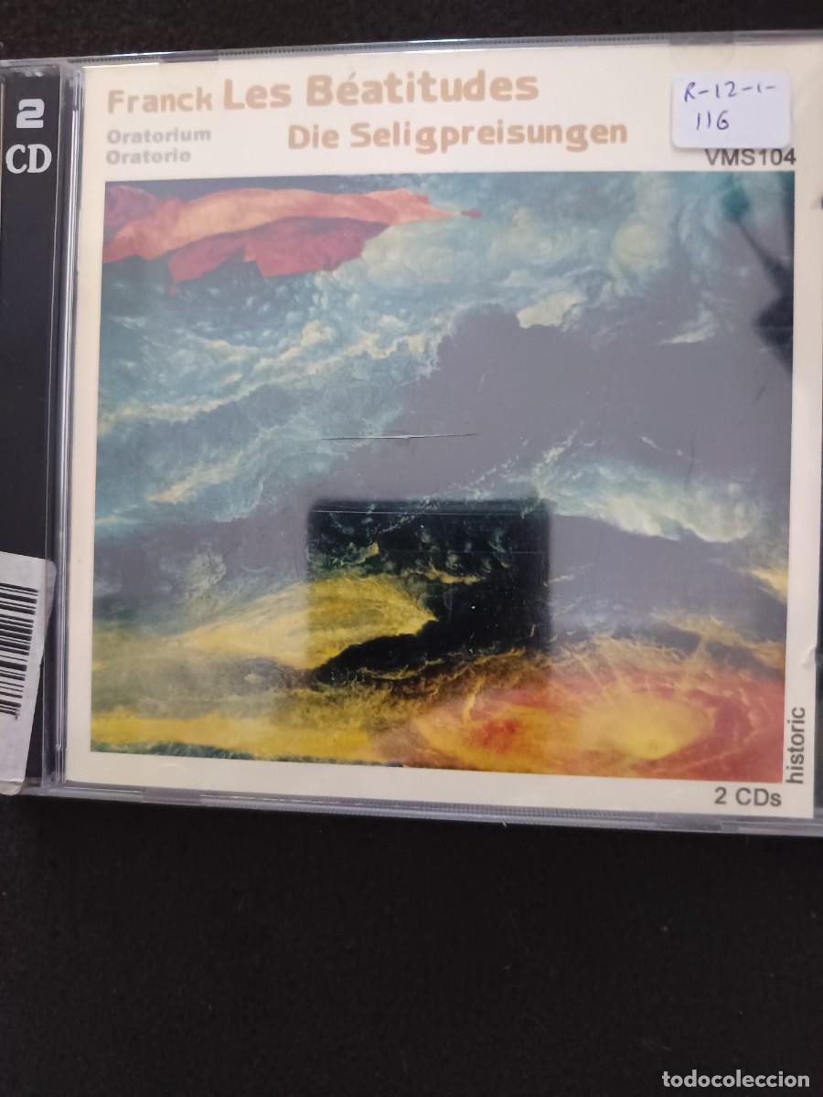 CDs de M&uacute;sica: 2 CD. C&Eacute;SAR FRANCK: LES B&Eacute;ATITUDES. ORATORIUM. DIR.: JEAN ALLAIN. 2 CD