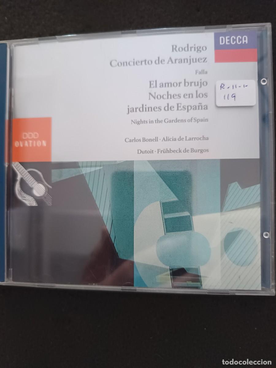 Music CDs: RODRIGO: CONCIERTO DE ARANJUEZ / FALLA: EL AMOR BRUJO, NOCHES EN LOS JARDINES DE ESPA&Ntilde;A