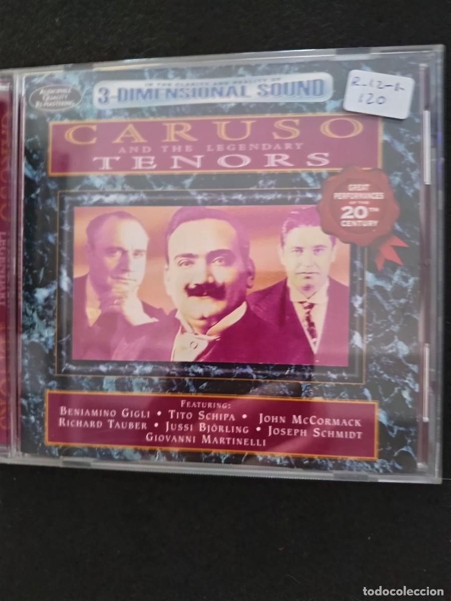 CDs de M&uacute;sica: CARUSO AND THE LEGENDARY TENORS (GIGLI, SCHIPA, McCORMCK, TAUBER, BJ&Ouml;RLING, SCHMIDT, MARTINELLI)