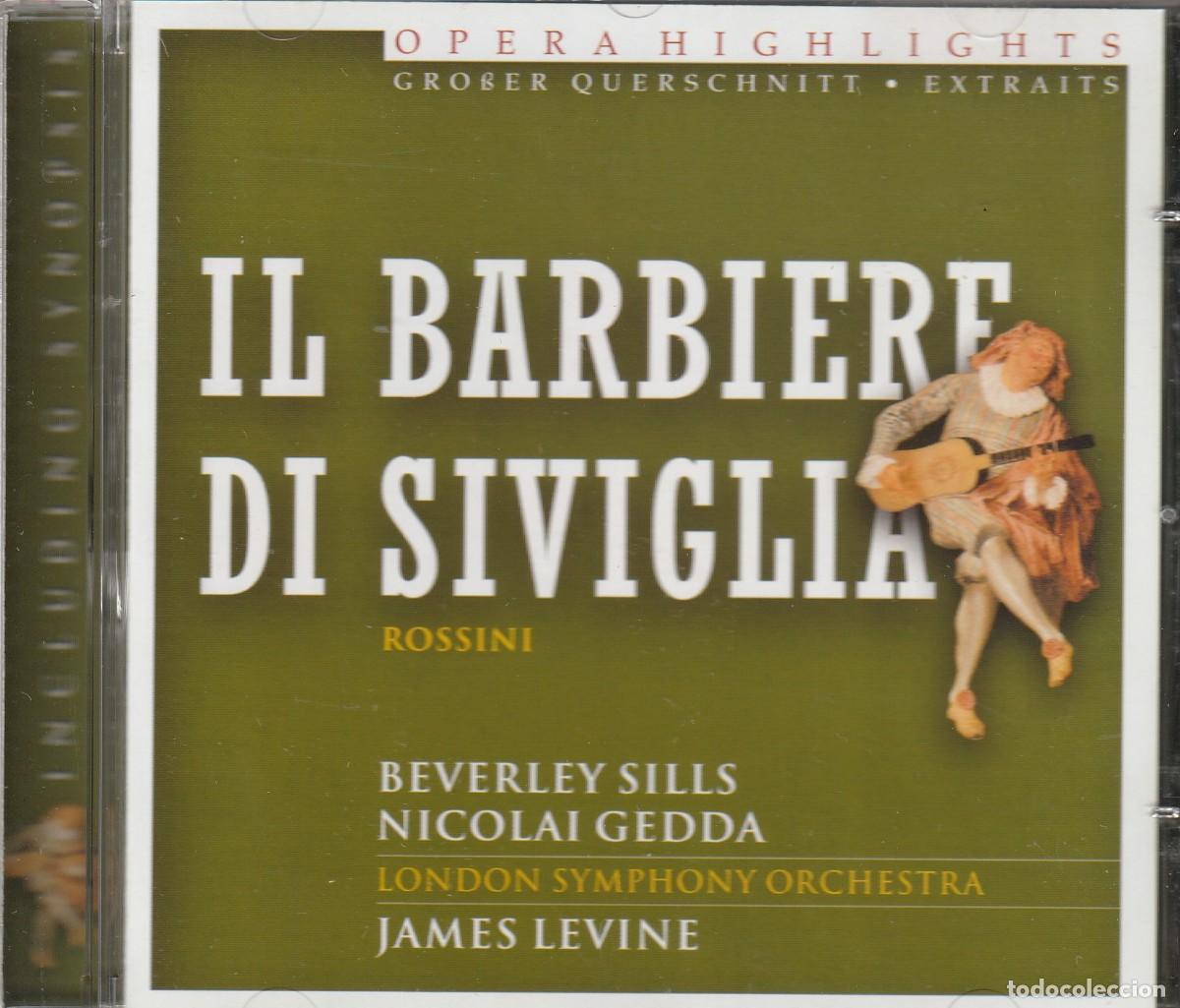 CDs de M&uacute;sica: Il Barbiere Di Siviglia-Gioacchino Rossini, Beverley Sills*, Nicolai Gedda-2000