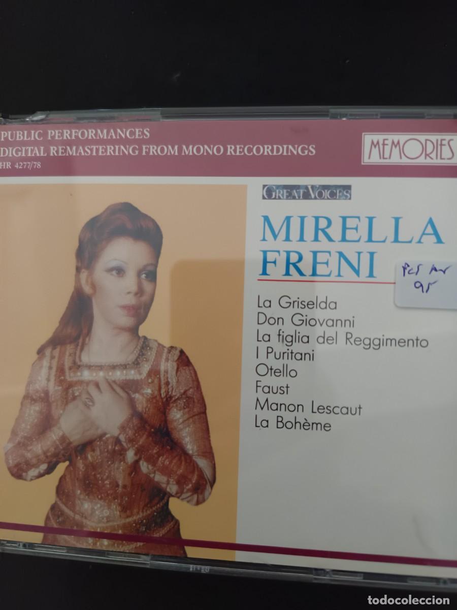 CDs de M&uacute;sica: 2 CD. MIRELLA FRENI. PUBLIC PERFORMANCES 2 CD