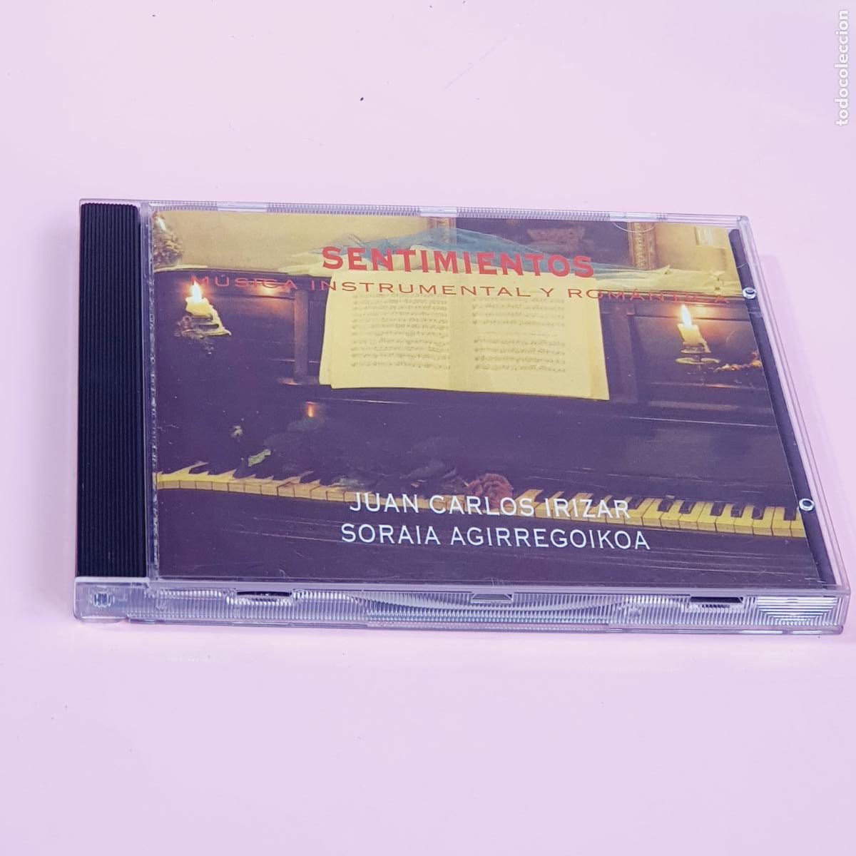 CDs de M&uacute;sica: CD-SENTIMIENTOS-JUAN CARLOS IR&Iacute;ZAR/SORAIA AGIRREGOIKOA-M&Uacute;SICA ROM&Aacute;NTICA E INSTRUMENTAL.