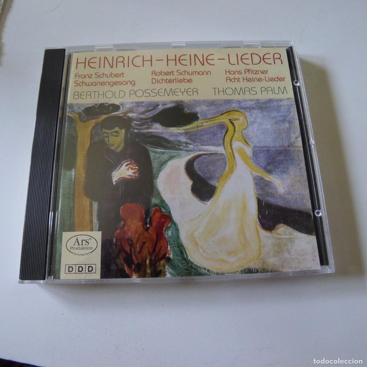 CDs de M&uacute;sica: Franz Schubert, Robert Schumann, Hans Pfitzner &ndash;, Thomas Palm &ndash; Heinrich-Heine- CD