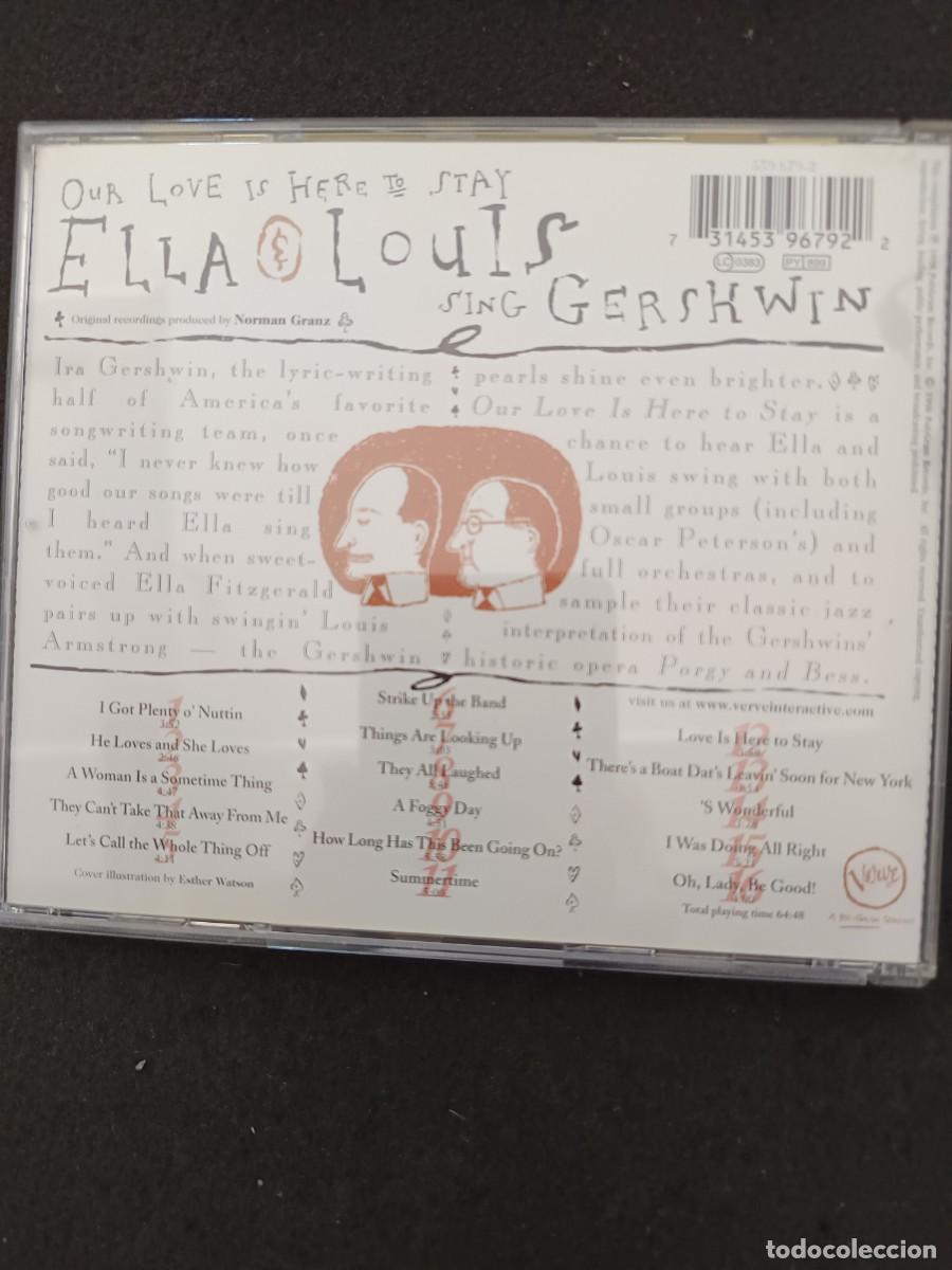 CDs de m&uacute;sica: ELLA & LOUIS SING GERSHWIN - Foto 2