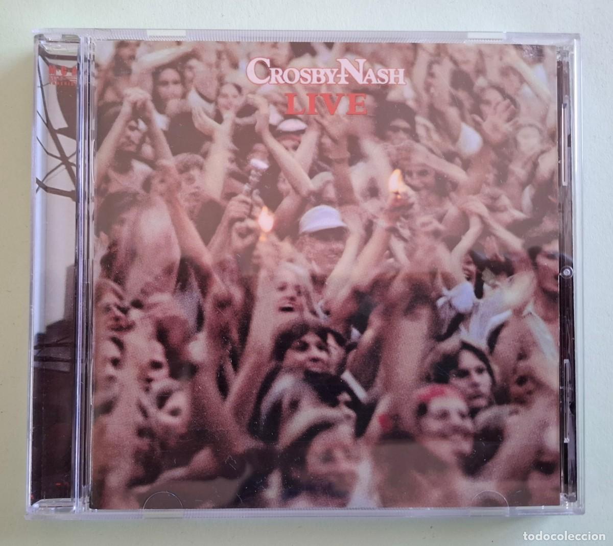 CDs de m&uacute;sica: CD. DAVID CROSBY/GRAHAM NASH. LIVE - Foto 1